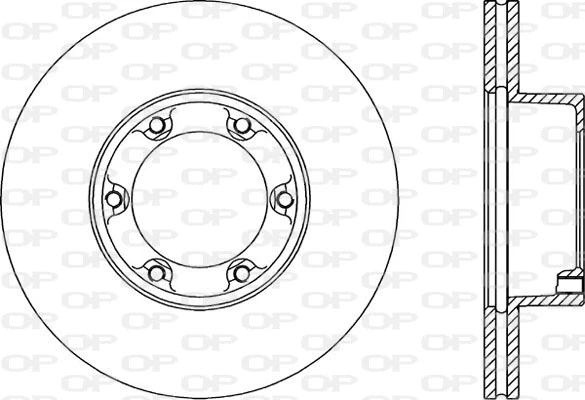 Disque de frein OPEN PARTS BDR1451.20