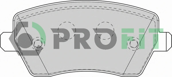 Kit de plaquettes de frein, frein à disque PROFIT 5000-1617 C