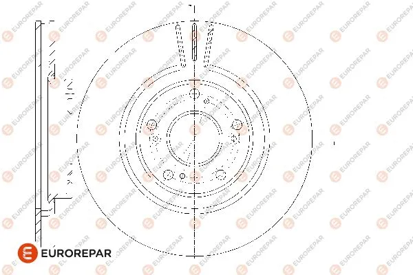 Disque de frein EUROREPAR 1667850680