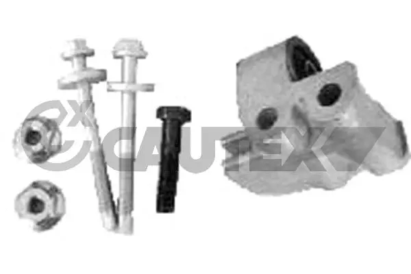 Suspension, corps de l'essieu CAUTEX 767313