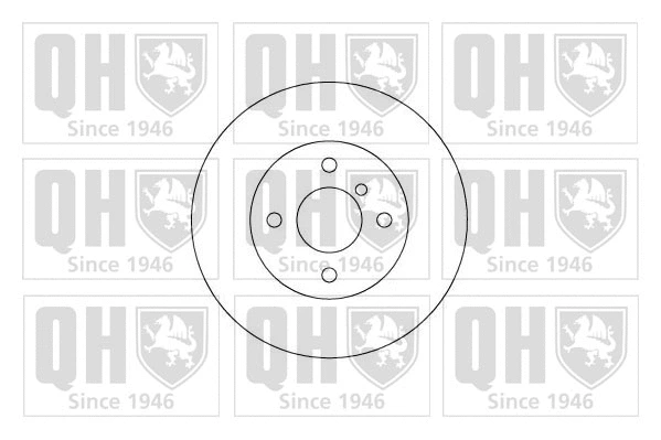 Disque de frein QUINTON HAZELL BDC3126