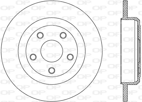 Disque de frein OPEN PARTS BDR2783.10