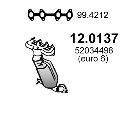 Catalyseur ASSO 12.0137