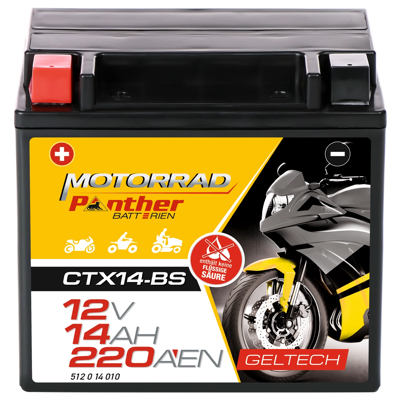 Batterie de démarrage PANTHER-BATTERIEN GB.5121477