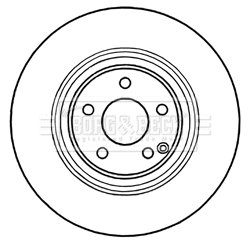 Disque de frein BORG & BECK BBD5737S