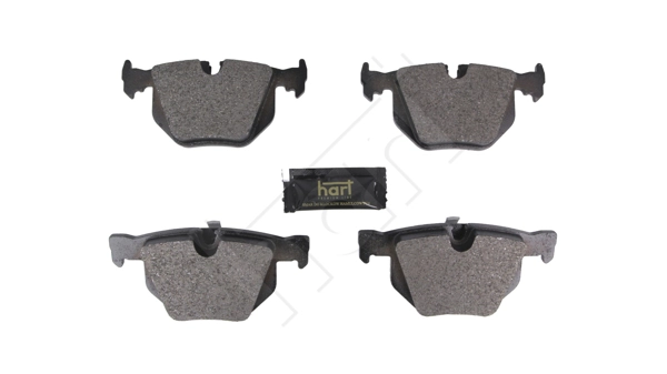 Kit de plaquettes de frein, frein à disque HART 261 748
