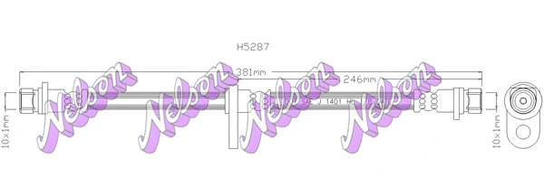 Flexible de frein KAWE H5287