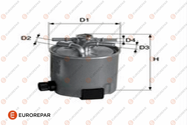 Filtre à carburant EUROREPAR 1682252980