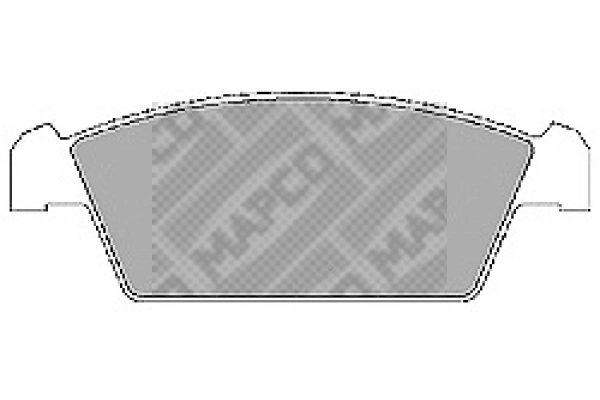 Kit de plaquettes de frein, frein à disque MAPCO 6601