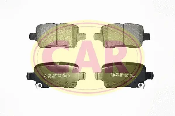 Kit de plaquettes de frein, frein à disque CAR PNT7402