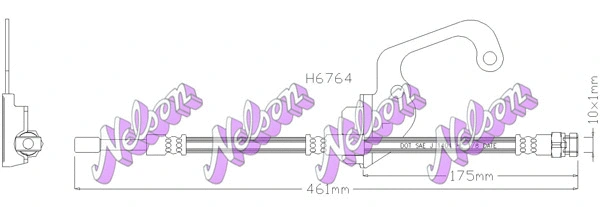 Flexible de frein KAWE H6764
