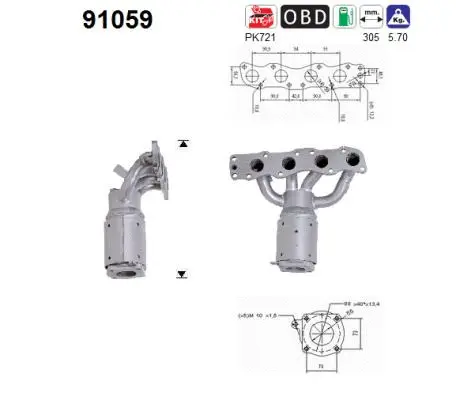 Catalyseur AS 91059