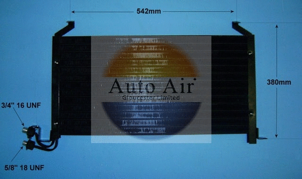 Condenseur, climatisation AUTO AIR GLOUCESTER 16-6015
