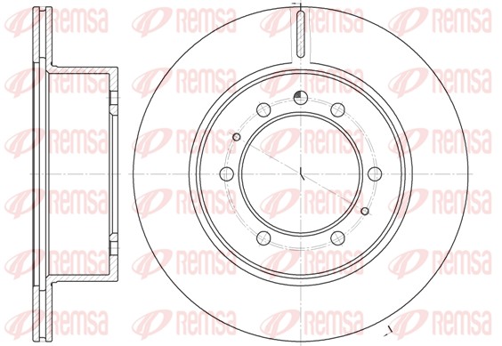 Disque de frein REMSA 6926.10