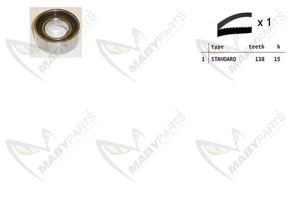 Kit de courroie crantée MABYPARTS OBK010152
