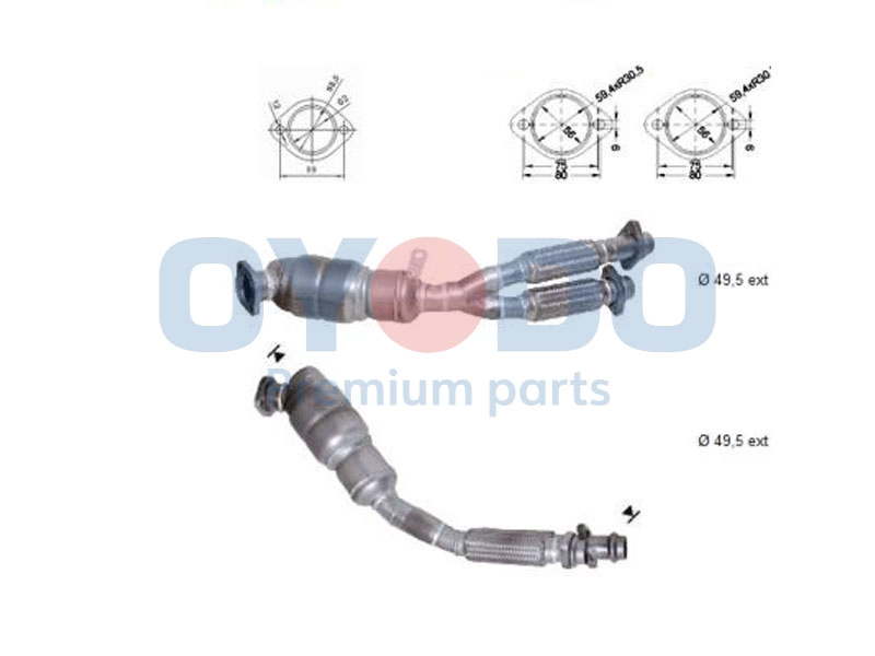 Catalyseur Oyodo 20N0114-OYO