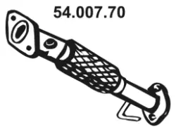 Tuyau d'échappement EBERSPÄCHER 54.007.70