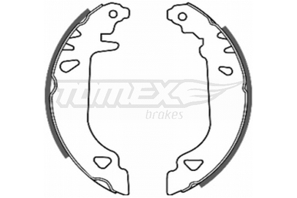 Jeu de mâchoires de frein TOMEX Brakes TX 20-19