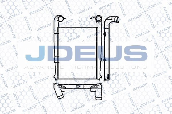 Refroidisseur d'air de suralimentation JDEUS M-823017A