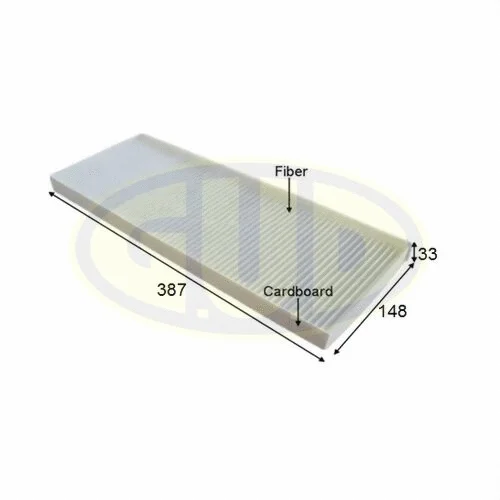 Filtre, air de l'habitacle G.U.D. GCF3955