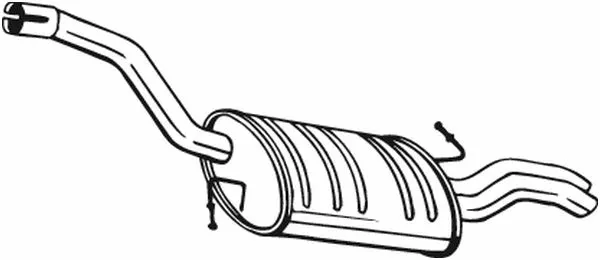 Silencieux arrière BOSAL 233-145