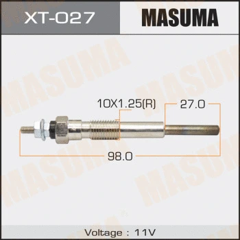 Bougie de préchauffage MASUMA XT-027