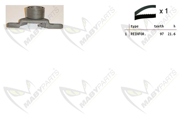 Kit de courroie crantée MABYPARTS OBK010368