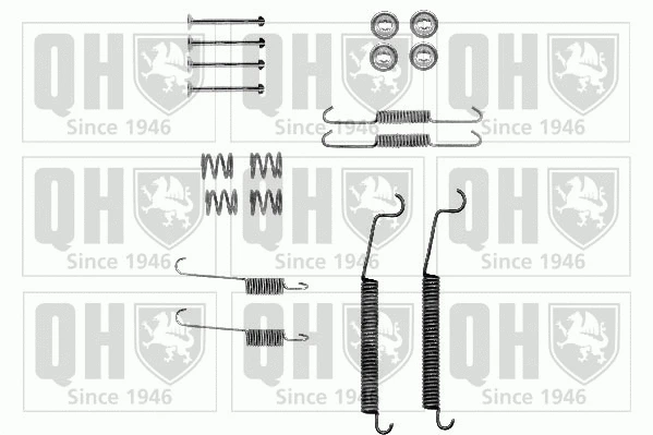 Kit d'accessoires, mâchoire de frein QUINTON HAZELL BFK465