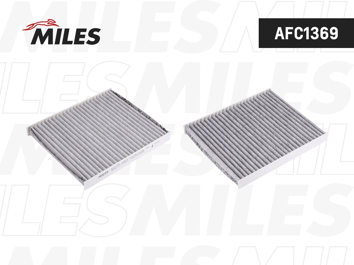 Filtre, air de l'habitacle MILES AFC1369