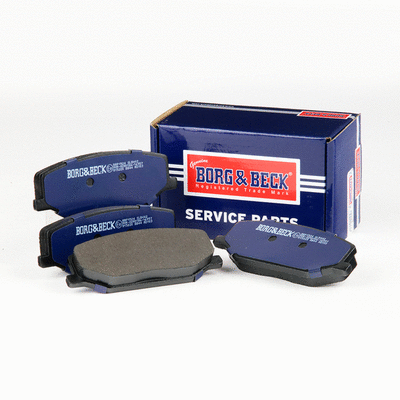 Kit de plaquettes de frein, frein à disque BORG & BECK BBP1524