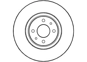 Disque de frein ABTEX BD343V