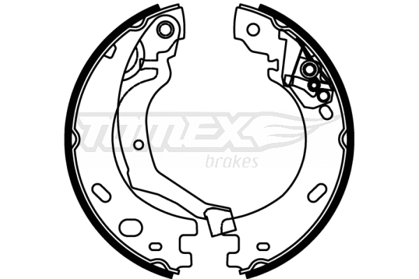 Jeu de mâchoires de frein TOMEX Brakes TX 22-22