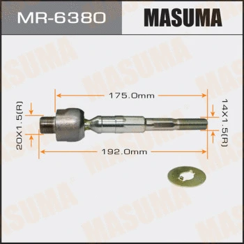 Rotule de direction intérieure, barre de connexion MASUMA MR-6380