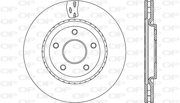 Disque de frein OPEN PARTS BDA2674.20
