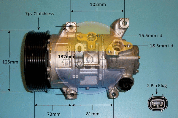 Compresseur, climatisation AUTO AIR GLOUCESTER 14-0291