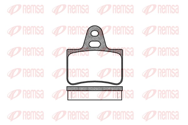 Kit de plaquettes de frein, frein à disque REMSA 0269.00