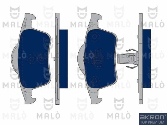 Kit de plaquettes de frein, frein à disque AKRON-MALÒ 1050327