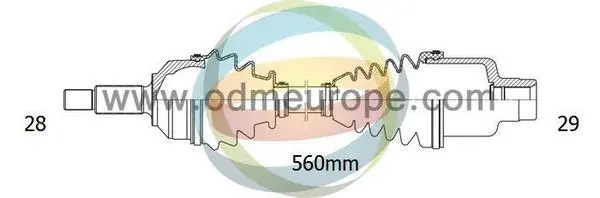 Arbre de transmission 4X4 ESTANFI EST-18-042560