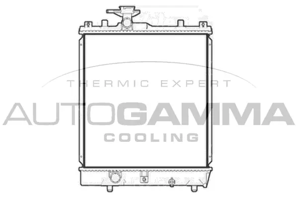 Radiateur, refroidissement du moteur AUTOGAMMA 104148