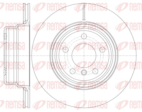 Disque de frein REMSA 6755.10