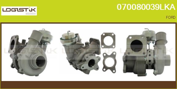 Turbocompresseur, suralimentation LGK 070080039LKA