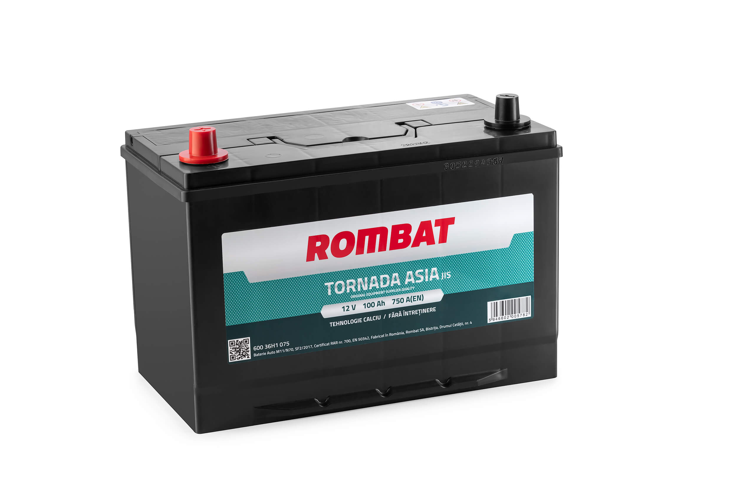 Batterie de démarrage ROMBAT 600 36H1 075