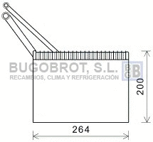 Évaporateur climatisation BUGOBROT 70-RTV562