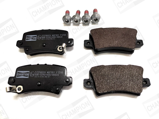 Kit de plaquettes de frein, frein à disque CHAMPION 572580CH
