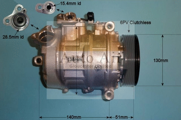 Compresseur, climatisation AUTO AIR GLOUCESTER 14-9752