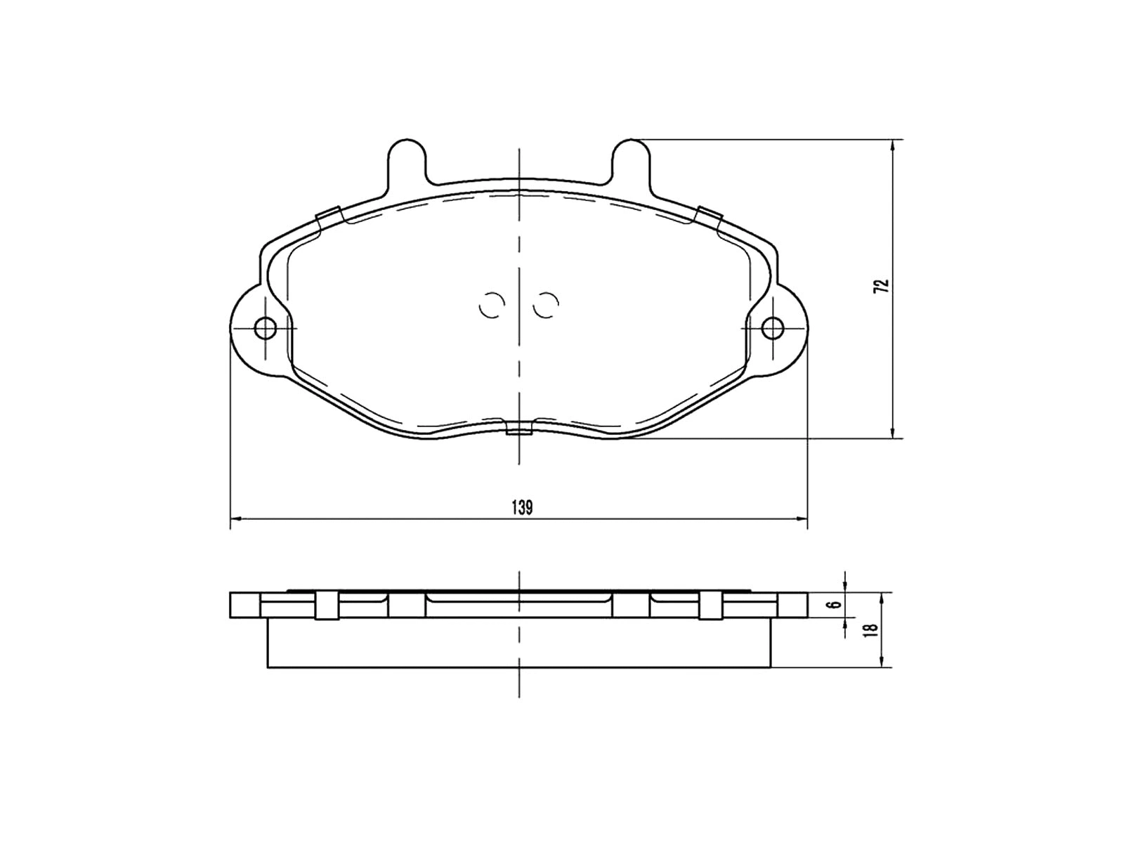 Kit de plaquettes de frein, frein à disque A.Z. Meisterteile AZMT-44-022-1472