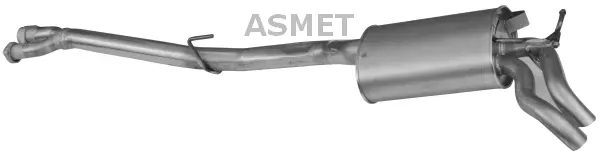 Silencieux arrière ASMET 01.054