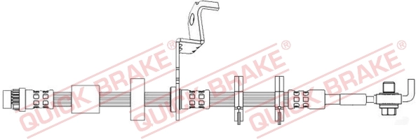 Flexible de frein QUICK BRAKE 50.725X