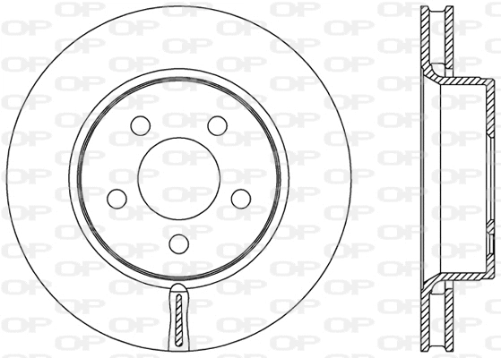 Disque de frein OPEN PARTS BDR2478.20