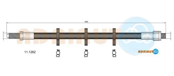 Flexible de frein ADRIAUTO 11.1262
